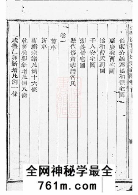 金华金华协和曹氏宗谱八卷首一卷世系图十卷行第二十五卷