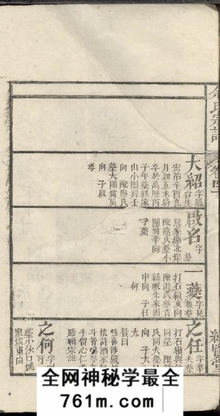 湖北绍贤堂余氏宗谱