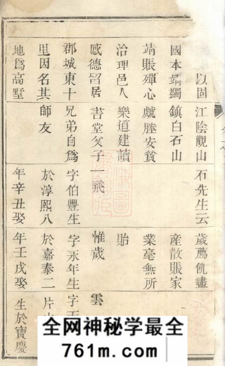 丹阳廉洁堂云阳高氏宗谱