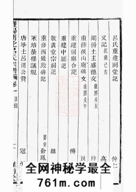 诸暨维则堂暨阳开化吕氏宗谱二十八卷
