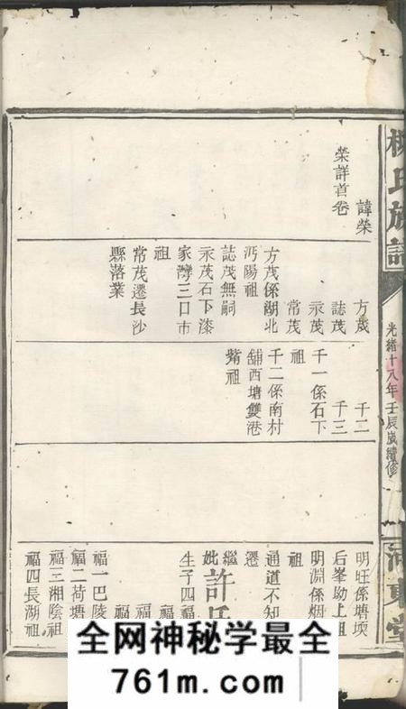 河东堂柳氏族谱不分卷