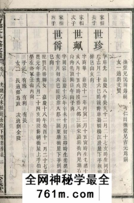 湖南六义堂湖南宁乡文氏八修家谱
