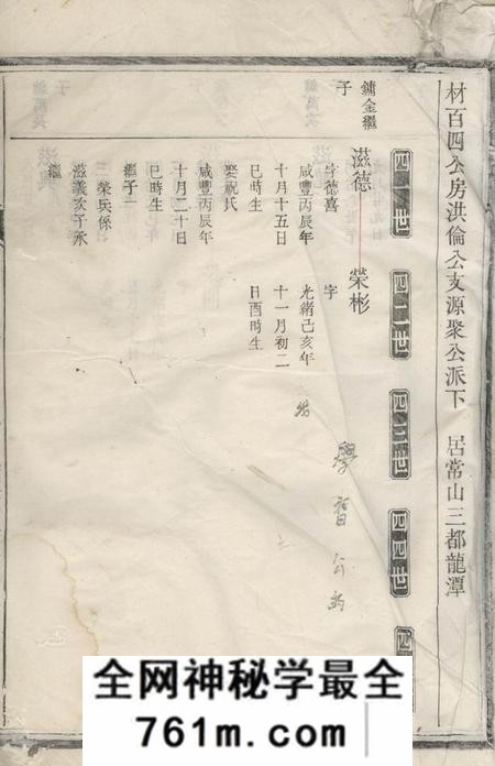 邱氏宗谱不分卷