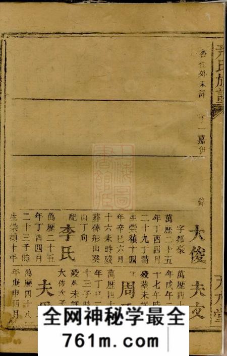 湘潭天水堂尹氏族谱不分卷