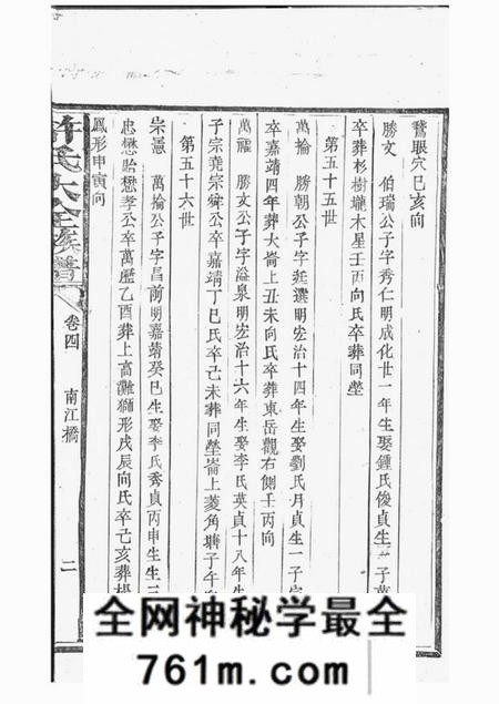 许氏大全族谱