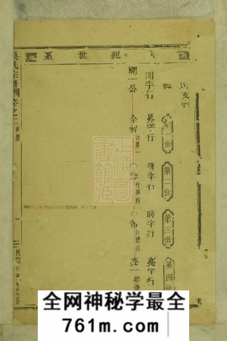 永康永康六都马驾龙吴氏宗谱