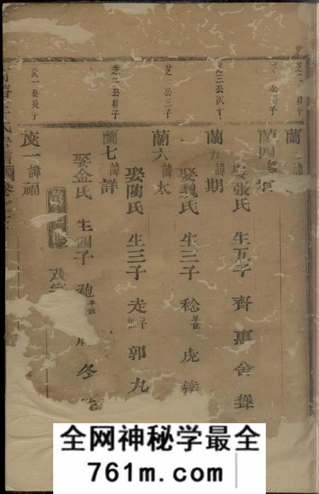 高塘王氏宗谱