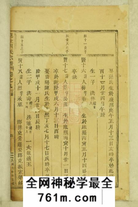 吴宁岘北周氏宗谱