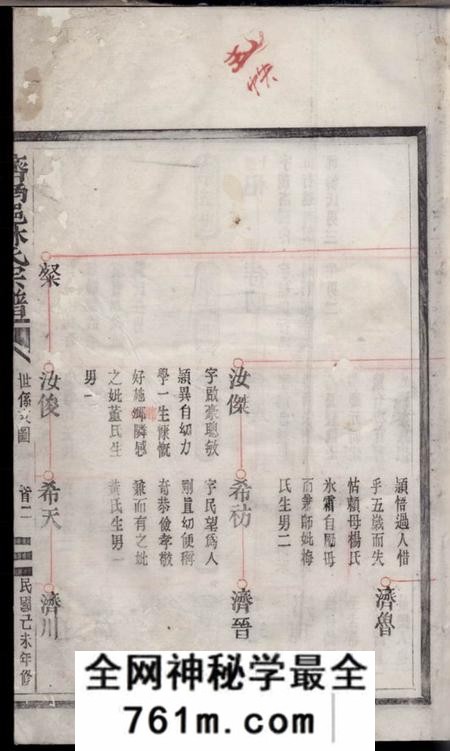 温州济南郡林氏宗谱不分卷