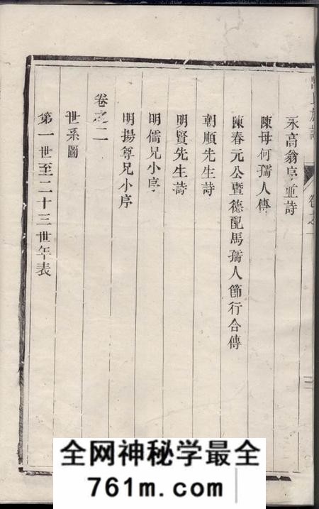 润州星聚堂润东当江沙陈氏族谱六卷