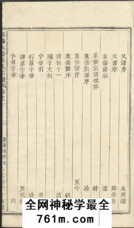 浦阳浦阳大辂吴氏宗谱十五卷