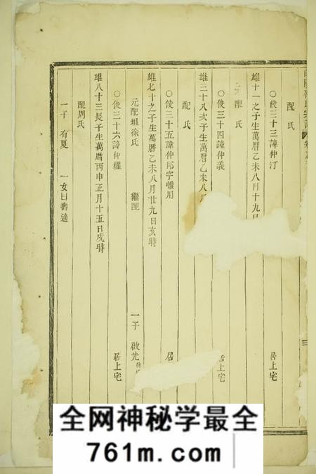 白阳白阳邵氏宗谱