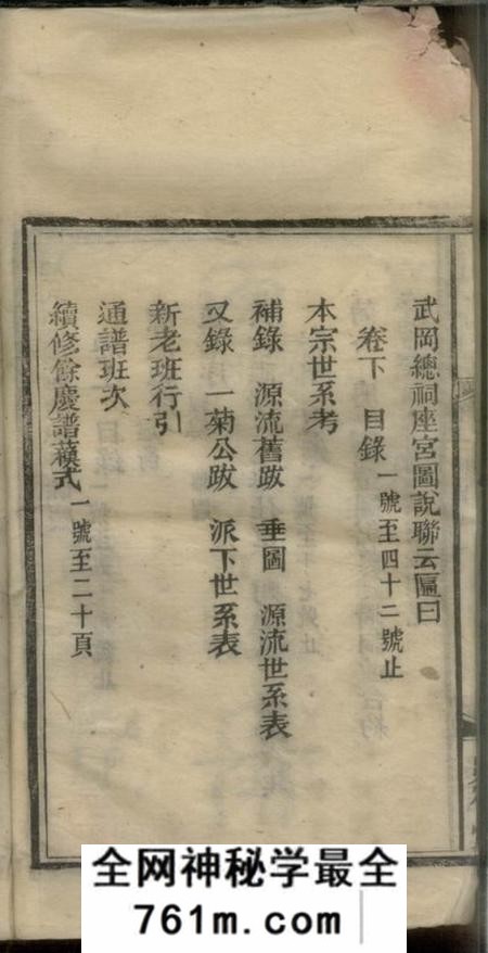 湖南邵阳昂宿堂萧氏源流通谱