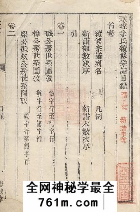 遂安思成堂璜皌余氏宗谱六卷首一卷