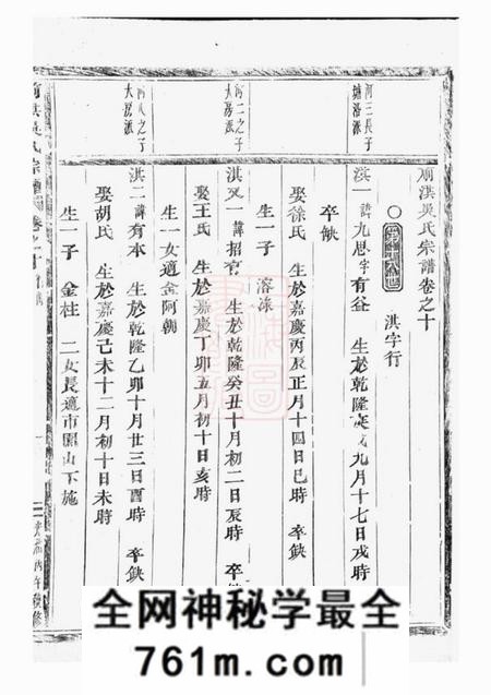 义乌前洪吴氏宗谱