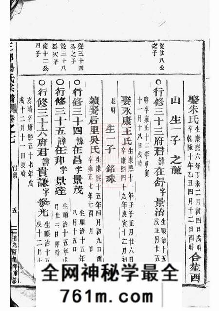 三都杨氏宗谱