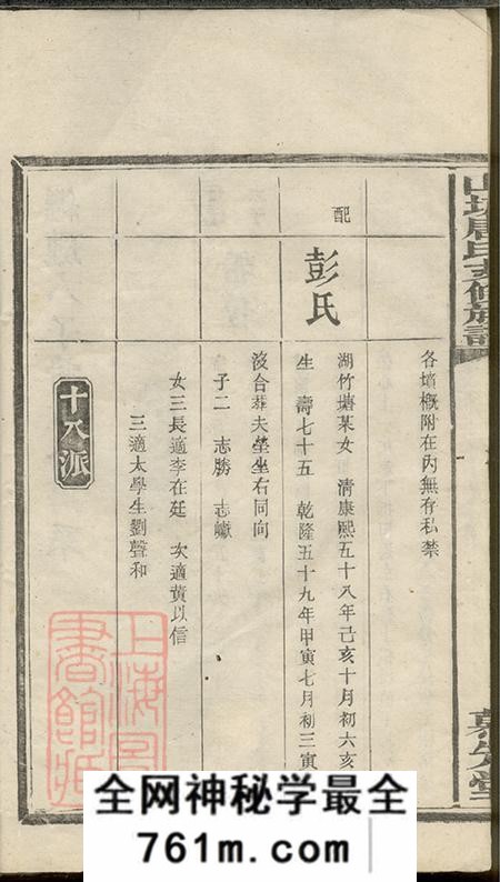 湖南宁乡慕先堂楚沩山坑唐氏五修家谱