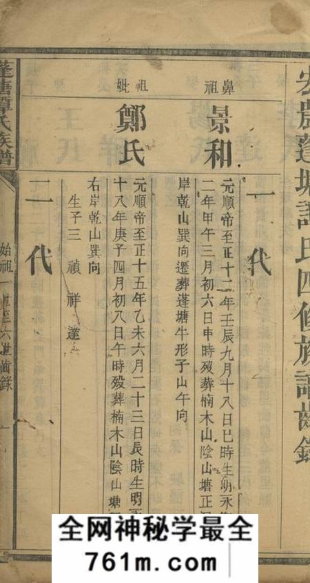常宁宏农蓬塘谭氏四修族谱不分卷