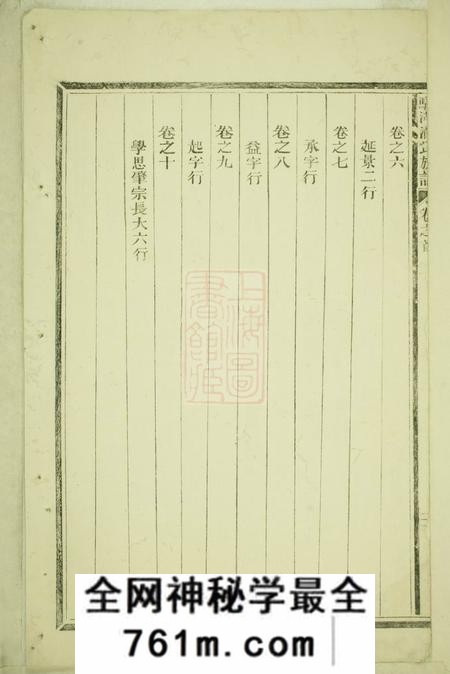 松阳骥湖潘氏族谱十卷