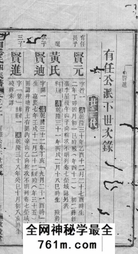 湘乡合敬堂上湘毛氏四修族谱