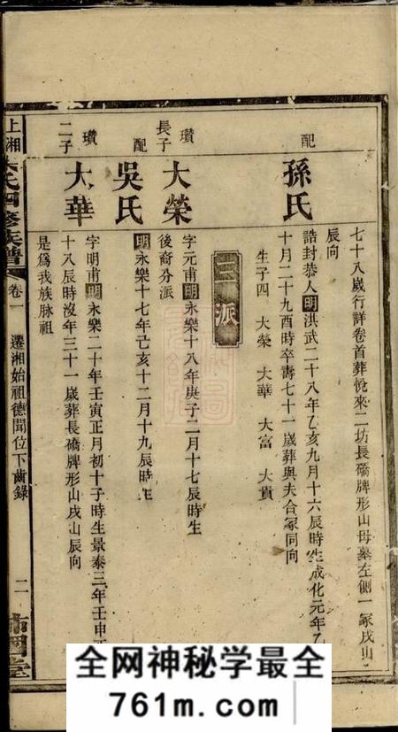 湘乡沛国堂上湘军山朱氏四修族谱
