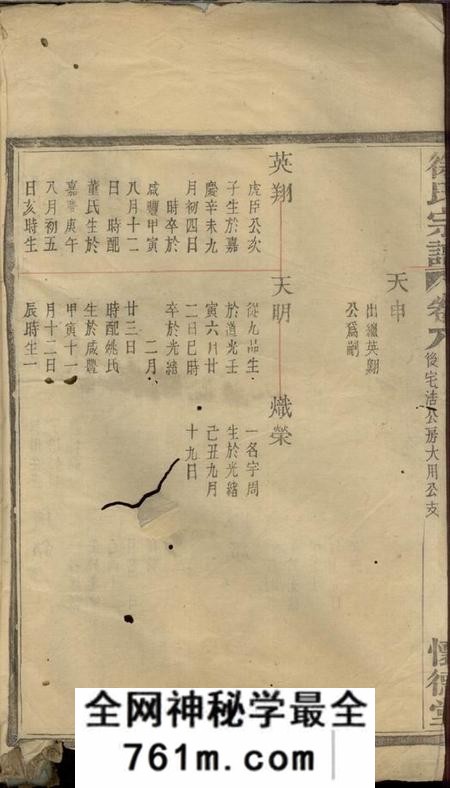 怀德堂徐氏宗谱