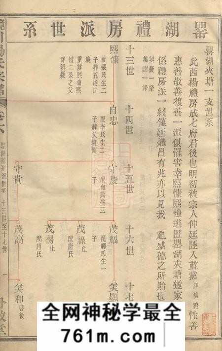 镜川分教堂镜川杨氏宗谱