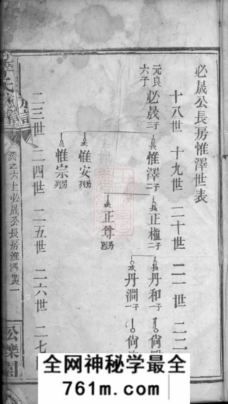 巴陵李氏族谱