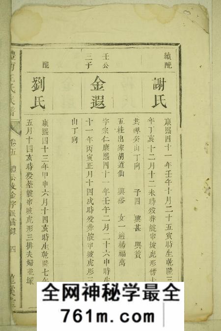 醴阮龙溪堂醴南汪氏六修族谱
