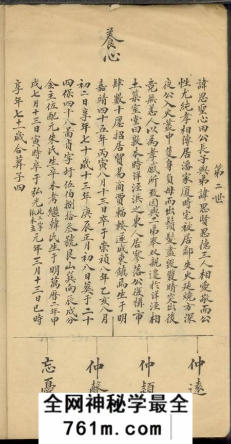 上海潘氏族谱不分卷