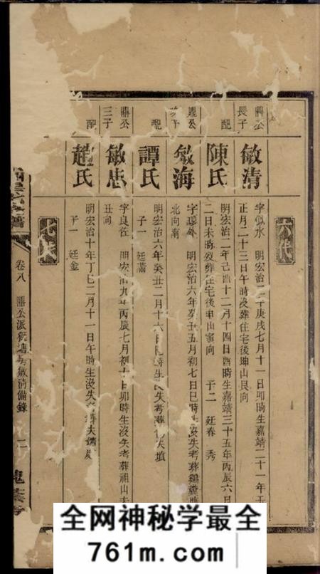 衡山槐荫堂衡山王氏宝米洲房七修谱