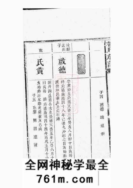 四知堂杨氏族谱