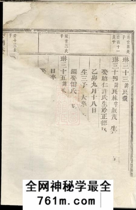 义乌西门朱氏宗谱
