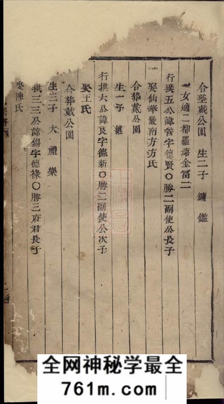 浦阳浦阳谯国市南戴氏宗谱不分卷