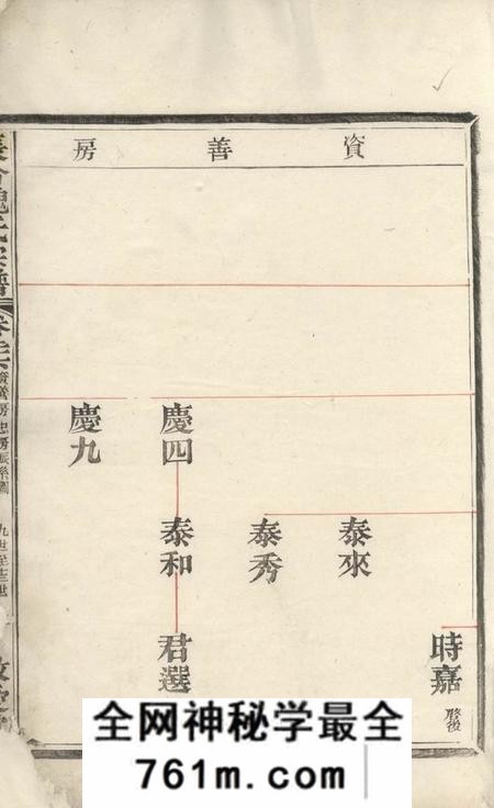 馀姚敬爱堂馀姚长泠魏氏宗谱