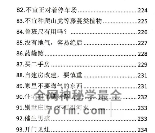 阳宅风水（明灯）PDF电子书247页