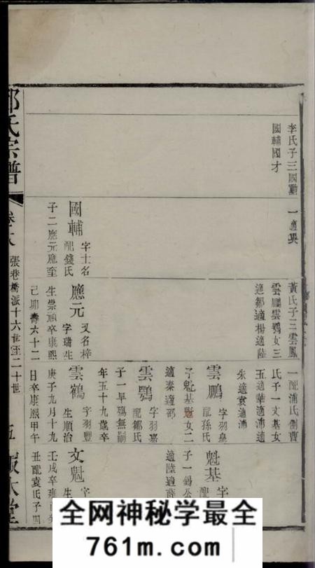 报本堂邓氏宗谱