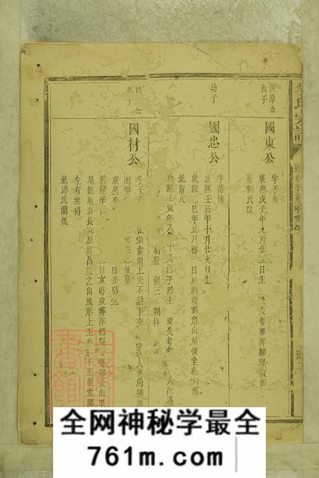 江西永丰李氏宗谱不分卷