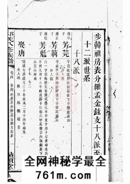 湘潭点颔堂中湘金霞山沙头郭氏八修族谱
