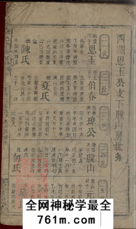 湖南临湘花萼堂李氏族谱