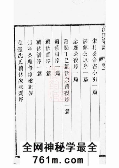 晋陵晋陵金台沈氏重修族谱十四卷