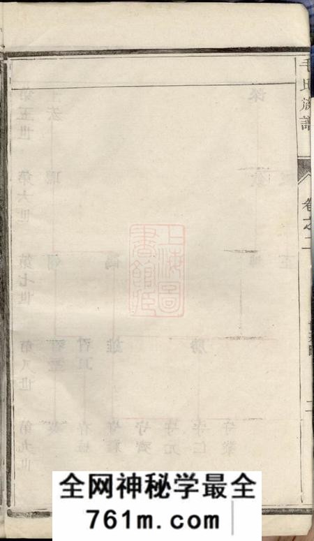海陵海陵毛氏重修族谱