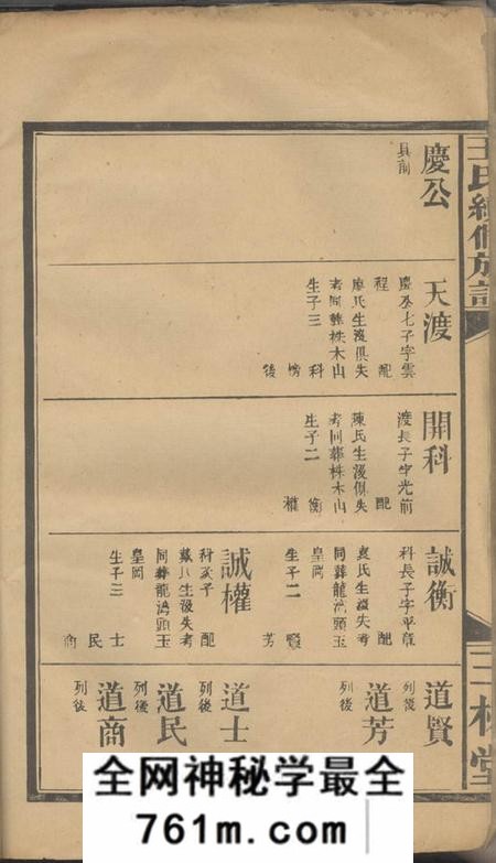 武陵三槐堂王氏续修族谱