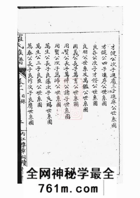 内江罗氏族谱八卷