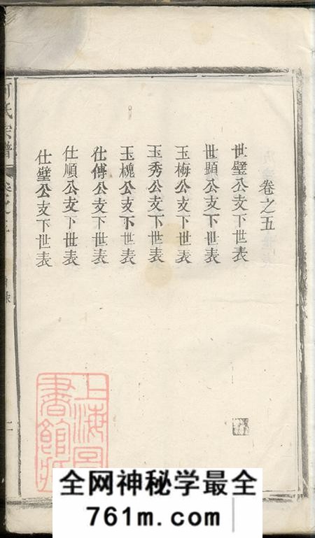 安徽太湖太湖何氏家谱六卷首一卷末一卷
