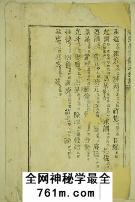 江西泰和泷潭南冈龙氏族谱