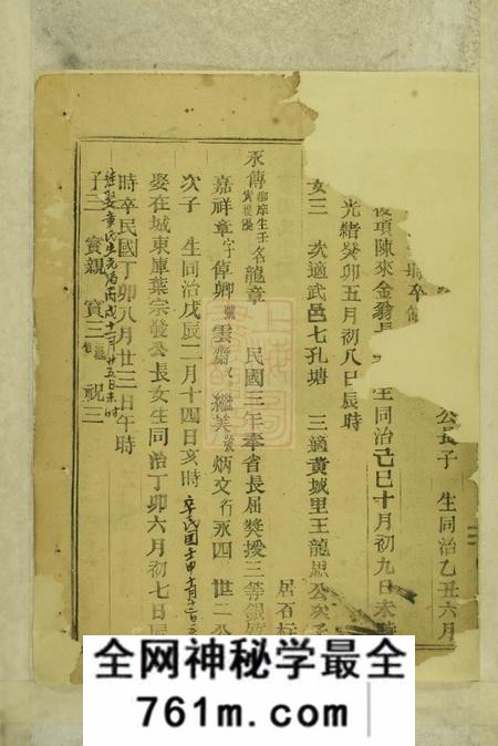 永康华溪武平李氏宗谱