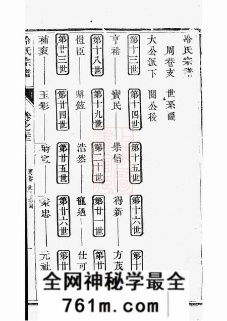 云阳云阳冷氏宗谱