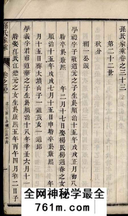孙氏家乘
