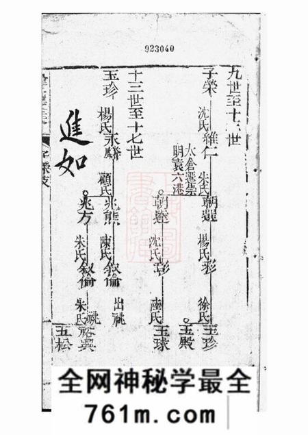 崇明韩氏家乘